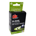 H-22CL per HP N.22XL Cartuccia inchiostro colore 18 ml