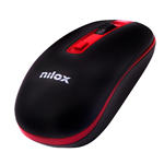 MOUSE WIRELESS BLACK/RED 1600 DPI