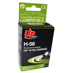 H-56B per HP N.56 Cartuccia inchiostro nero 25 ml