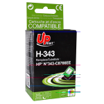 H-343CL per HP N.343 Cartuccia inchiostro colore 21 ml