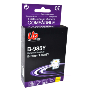 B-985Y per BROTHER LC-985 Y Cartuccia inchiostro giallo 12 ml