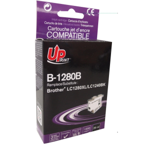 B-1280B per BROTHER LC-1240 LC-1220 LC-1280 BK Cartuccia inchiostro nero 26 ml