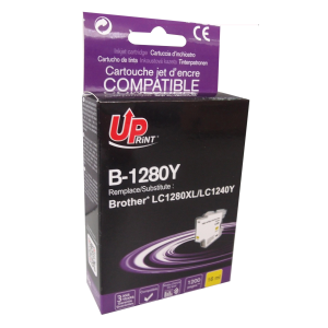 B-1280Y per BROTHER LC-1240 LC-1220 LC-1280 Y Cartuccia inchiostro giallo 12 ml