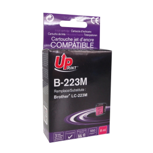 B-223M per BROTHER LC-223 Cartuccia inchiostro magenta 8 ml