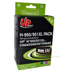 H-950/951XL PACK Per HP N.950/951 MULTIPACK 4 Cartucce inchiostro nero-ciano-magenta-giallo