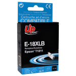 E-18XLB per EPSON T1801 T1811 Cartuccia inchiostro nero 15 ml