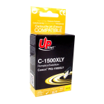 C-1500XLY per CANON PGI-1500 cartuccia inchiostro giallo 14ml