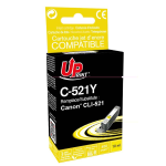 PROMO SUL DISPONIBILE # C-521Y per CANON CLI-521 Y Cartuccia inchiostro giallo 10 ml