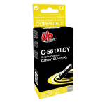 C-551XLG per CANON CLI-551GY XL Cartuccia inchiostro grigio 15 ml